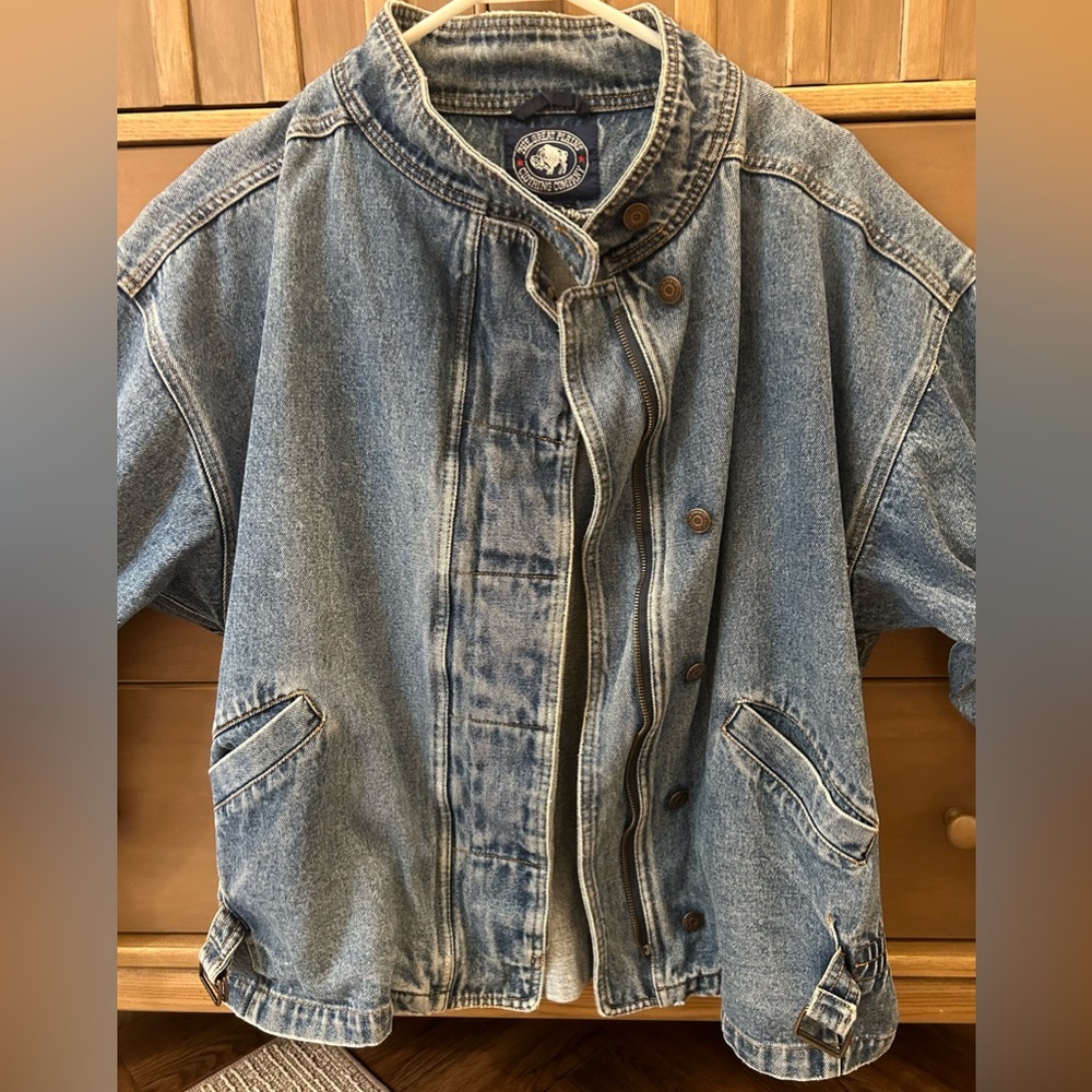 SOLD Vintage Denim Motorcycle Jacket
